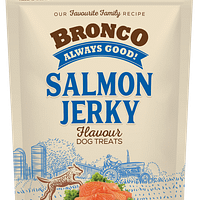 Bronco Jerky Salmon Dog Treats 70g