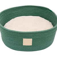 FuzzYard Life Rope Basket Pet Bed Myrtle Green