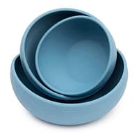 FuzzYard Life Silicone Bowl - French Blue