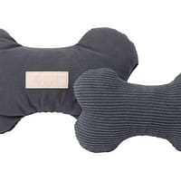 FuzzYard Life Dog Toy Bone Slate Grey
