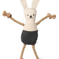 FuzzYard Life Rope Cat Toy Bunny Slate Grey