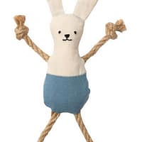 FuzzYard Life Rope Cat Toy Bunny French Blue
