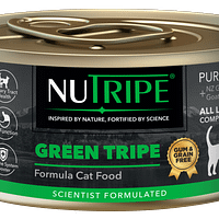 Nutripe Pure Green Tripe Cat (Gum-Free) Canned Cat Food 95g