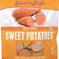 Grandma Lucy's Freeze Dried Singles Sweet Potatoes Dog Treats 2oz