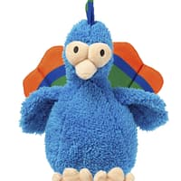 FuzzYard Plush Dog Toy - Showboat Peacock Small