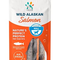Singapaw Salmon Skin Roll Dog Chew 90g