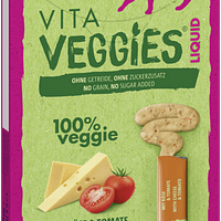 Vitakraft Vita Veggies Liquid Cheese & Tomato Wet Cat Food 6x15g
