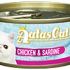 Aatas Cat Creamy Chicken & Sardine in Gravy 80g