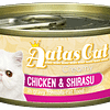 Aatas Cat Creamy Chicken & Shirasu in Gravy 80g