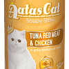 Aatas Cat Soupy Stew Tuna Red Meat w Chicken 400g