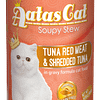 Aatas Cat Soupy Stew Tuna Red Meat w Shredded Tuna 400g