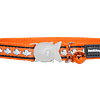 Red Dingo Cat Reflective Collar - Fish Orange