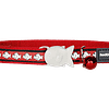 Red Dingo Cat Reflective Collar - Fish Red