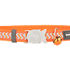 Red Dingo Cat Reflective Ziggy Collar - Orange