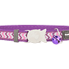 Red Dingo Cat Reflective Ziggy Collar - Purple