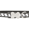 Red Dingo Bucklebone Reflective Ziggy Collar - Black