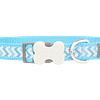 Red Dingo Bucklebone Reflective Ziggy Collar - Turquoise