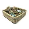 Oxbow Enriched Life - Deluxe Hay Wrap & Rattan Ball Basket for Small Animals