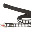 Red Dingo Fixed Reflective Ziggy Lead - Black