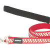 Red Dingo Fixed Reflective Ziggy Lead - Red