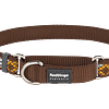 Red Dingo Martingale Collar Monty Brown