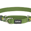 Red Dingo Martingale Collar Monty Green