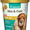 NaturVet Skin & Coat Plus Breath Aid for Dog 70ct