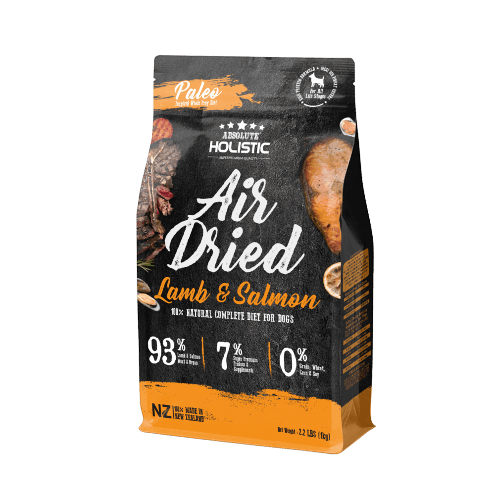 Absolute Holistic Air Dried Lamb & Salmon For Dog 1kg
