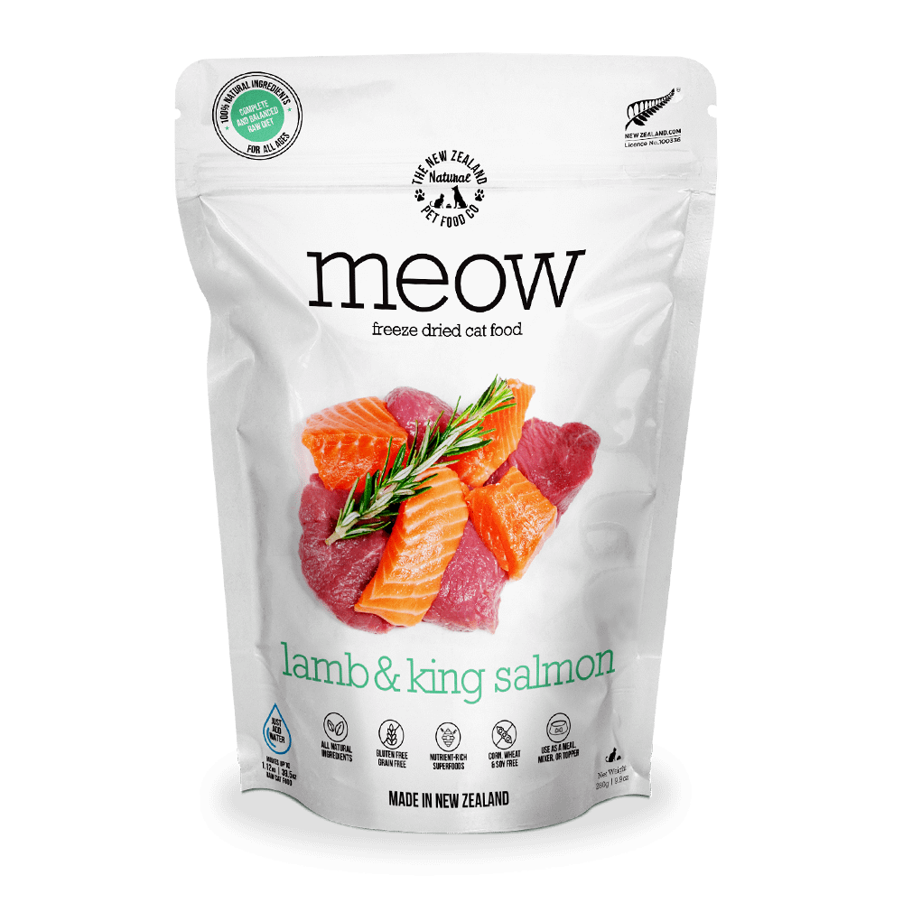 MEOW F/D Raw Lamb & King Salmon Cat 280g