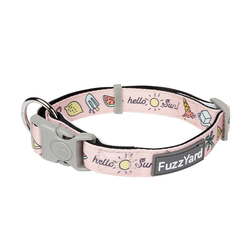 FuzzYard Dog Collar Hello Sun (3 Sizes)