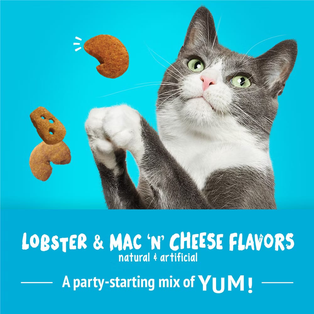 Purina FRISKIES Party Mix Lobster & Mac ‘N’ Cheese Flavors Cat Treats 60g - Image 5