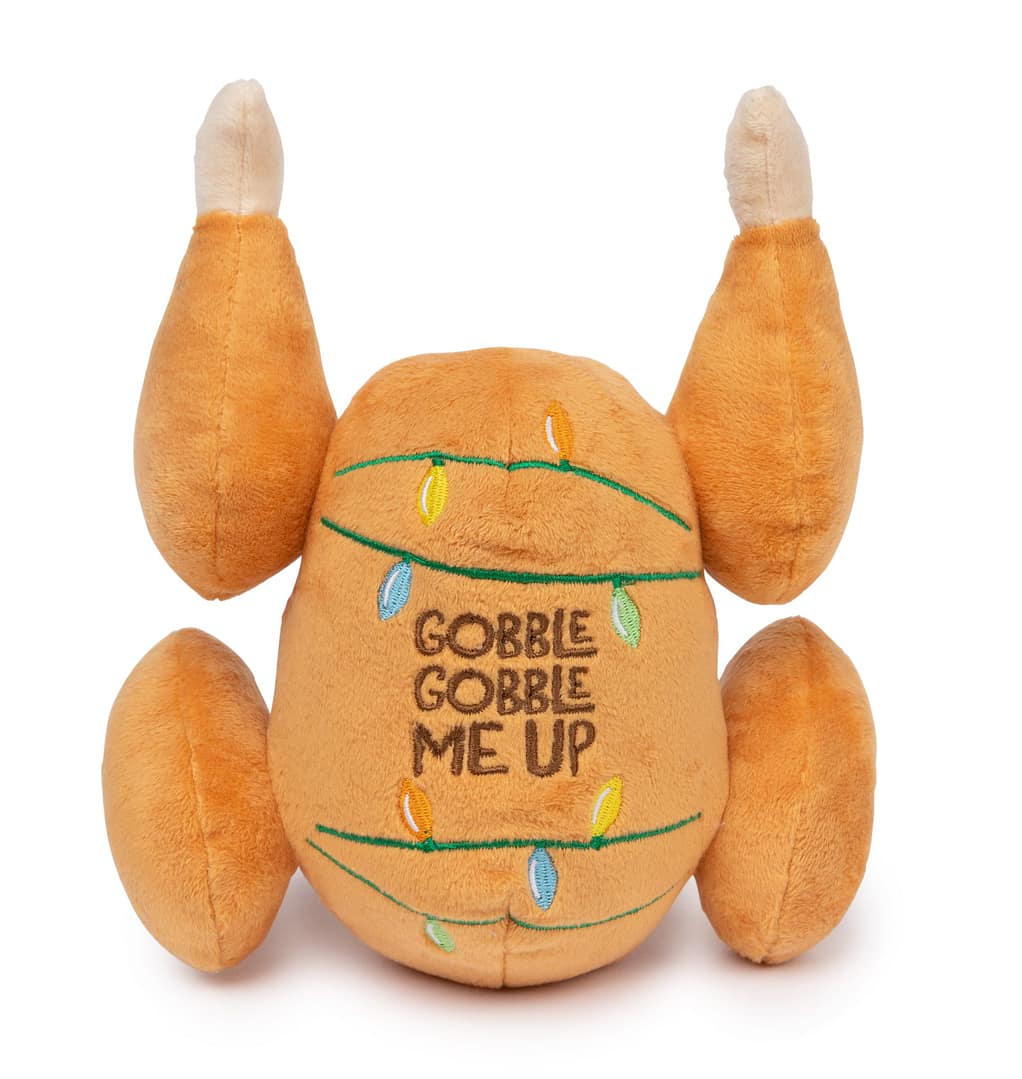 FuzzYard Christmas Dog Toy - Gobble Gobble Me Up Turkey