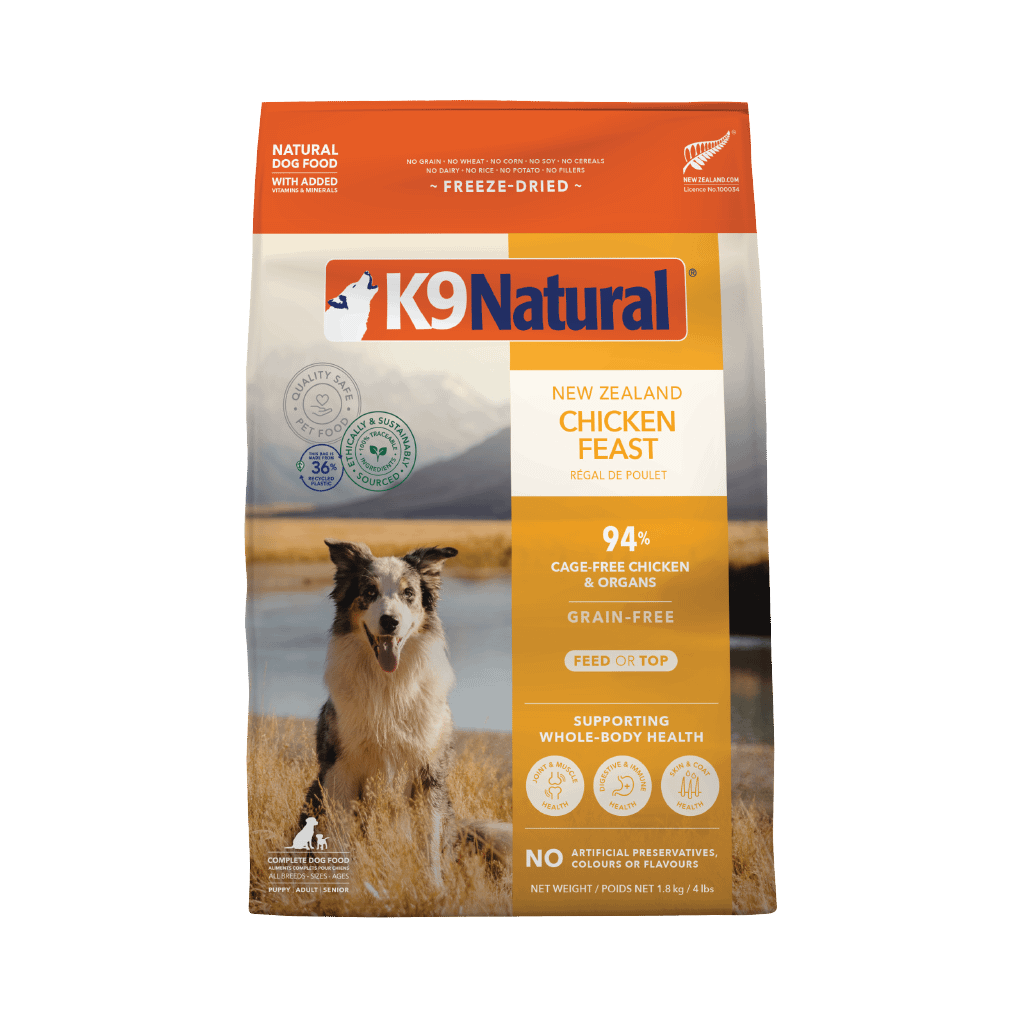 K9 Natural Freeze Dried Chicken for Dogs (3 Sizes)