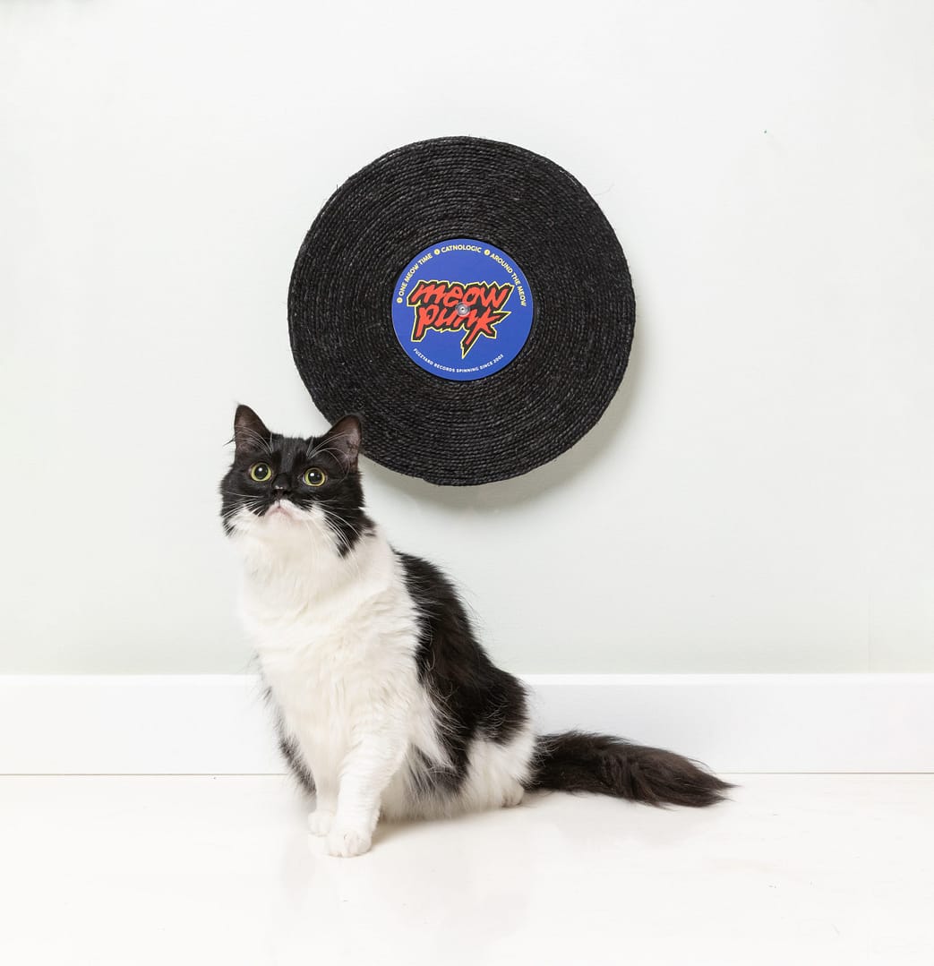 Fuzzyard Record Cat Scratcher - Meow Punk - Image 2