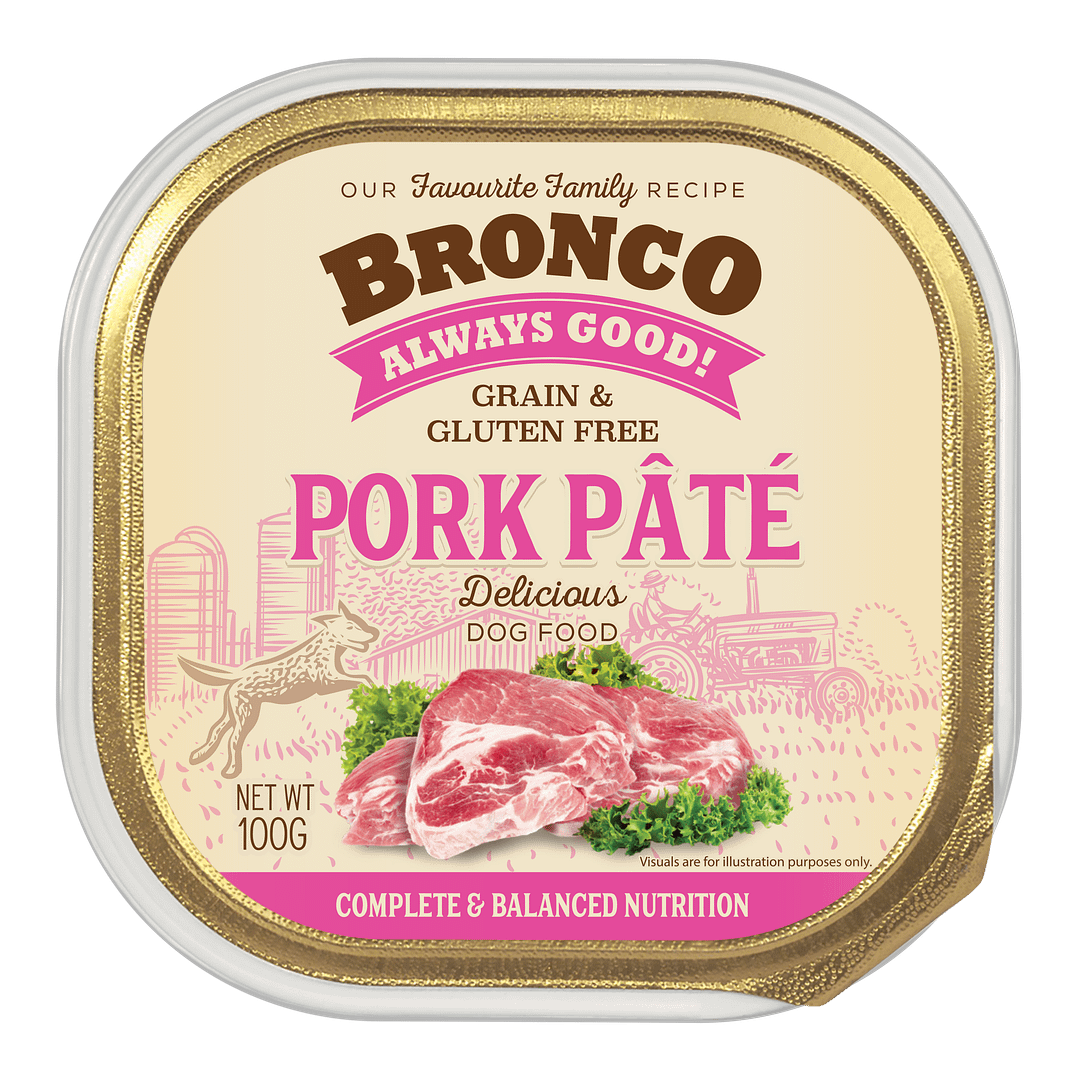 Bronco Pork Pate Tray 100g