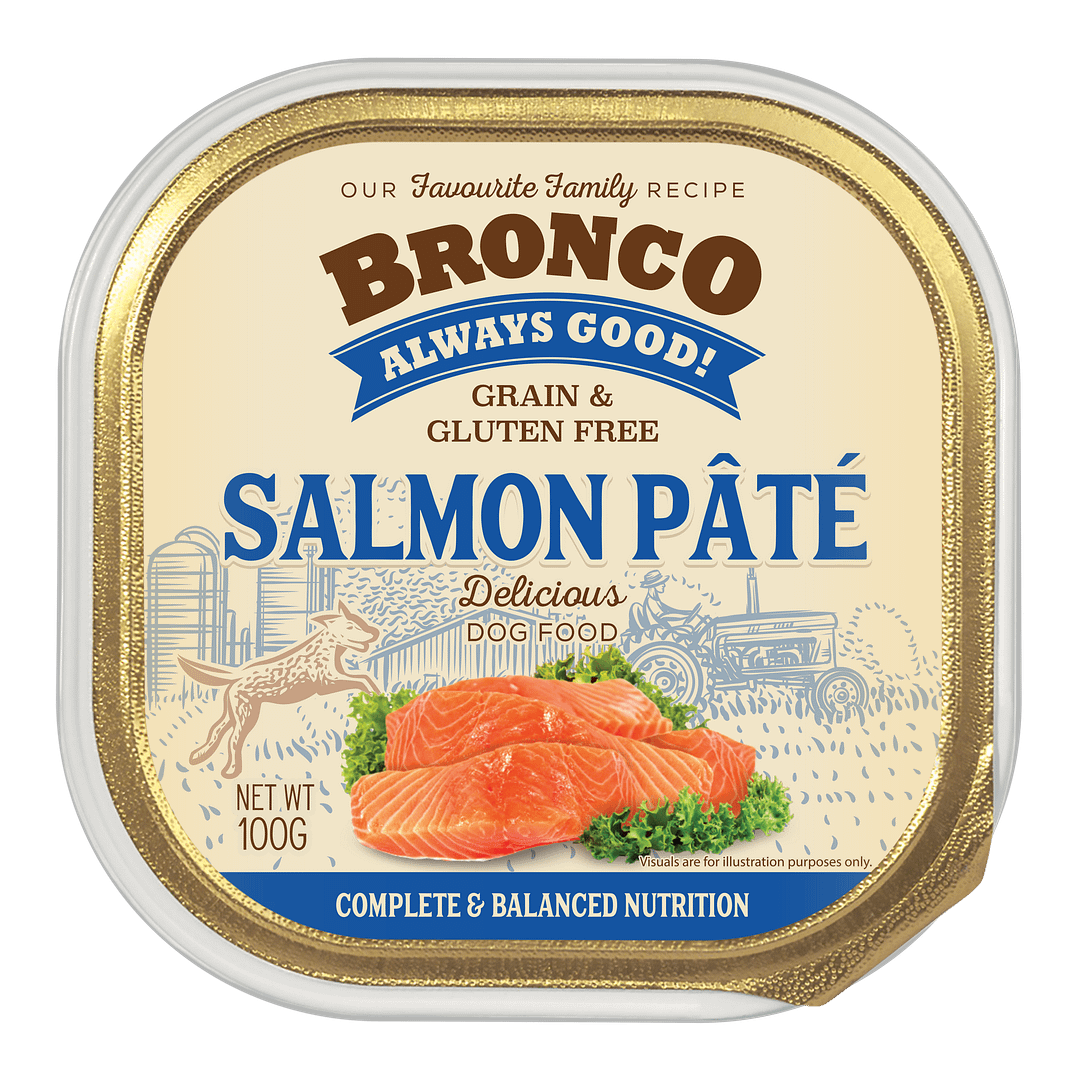 Bronco Salmon Pate Tray 100g