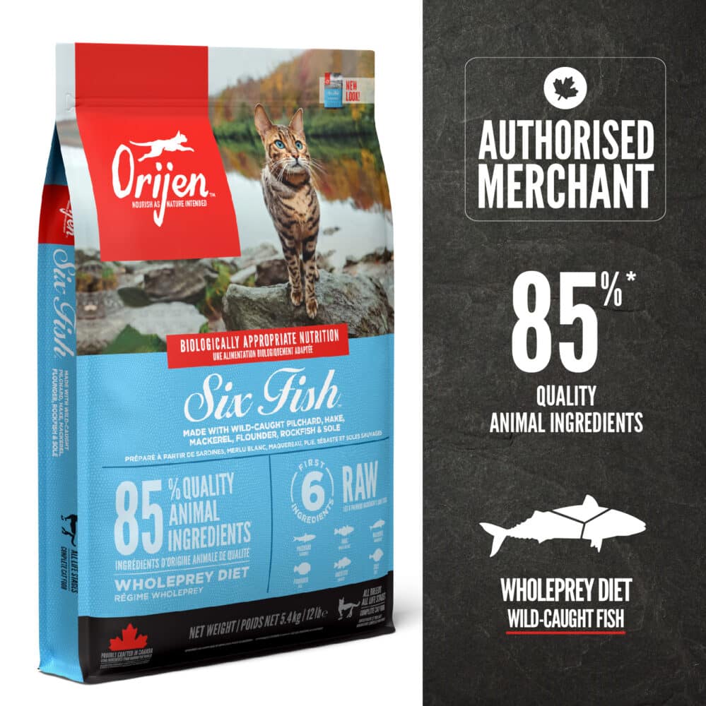 ORIJEN Cat Six Fish Dry Cat Food (3 Sizes)