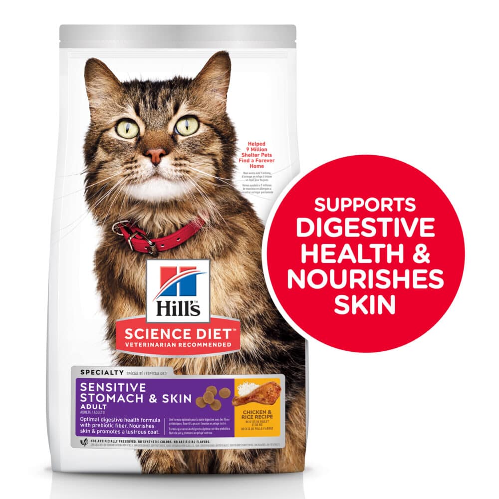 Hill's Science Diet Adult Sensitive Stomach & Skin cat food (2 Sizes) - Image 5