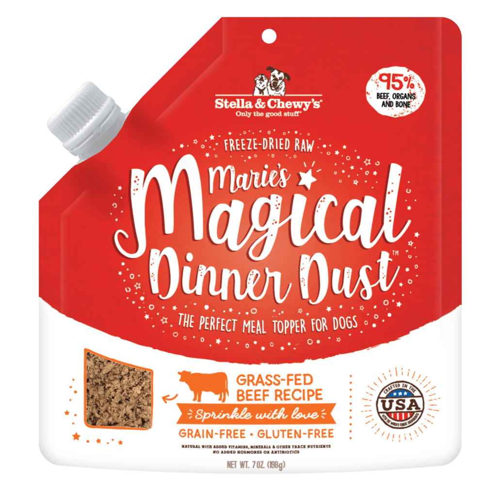 Stella & Chewy's Marie's Magical Dinner Dust Grass-Fed Beef Freeze-Dried Raw Dog Food 7oz