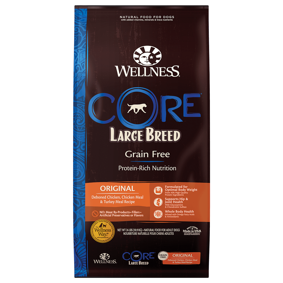 Wellness Core Grain-Free for Large Dog Breed - Original 24lb