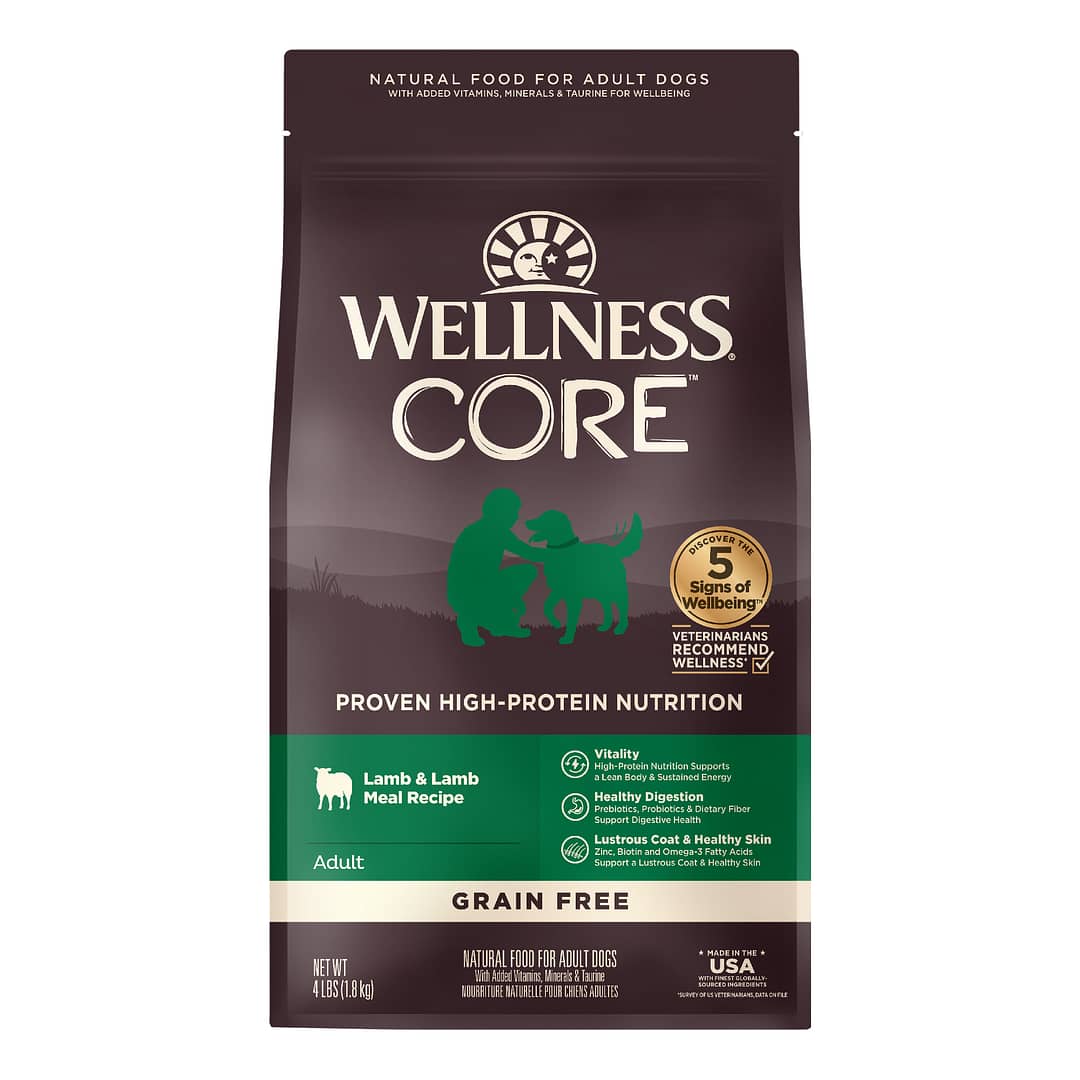 Wellness Core Grain-Free Lamb (Lamb & Lamb Meal) Dry Dog Food (2 Sizes)