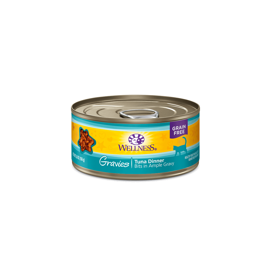 Wellness Gravies: Tuna Dinner Cat Food 3oz