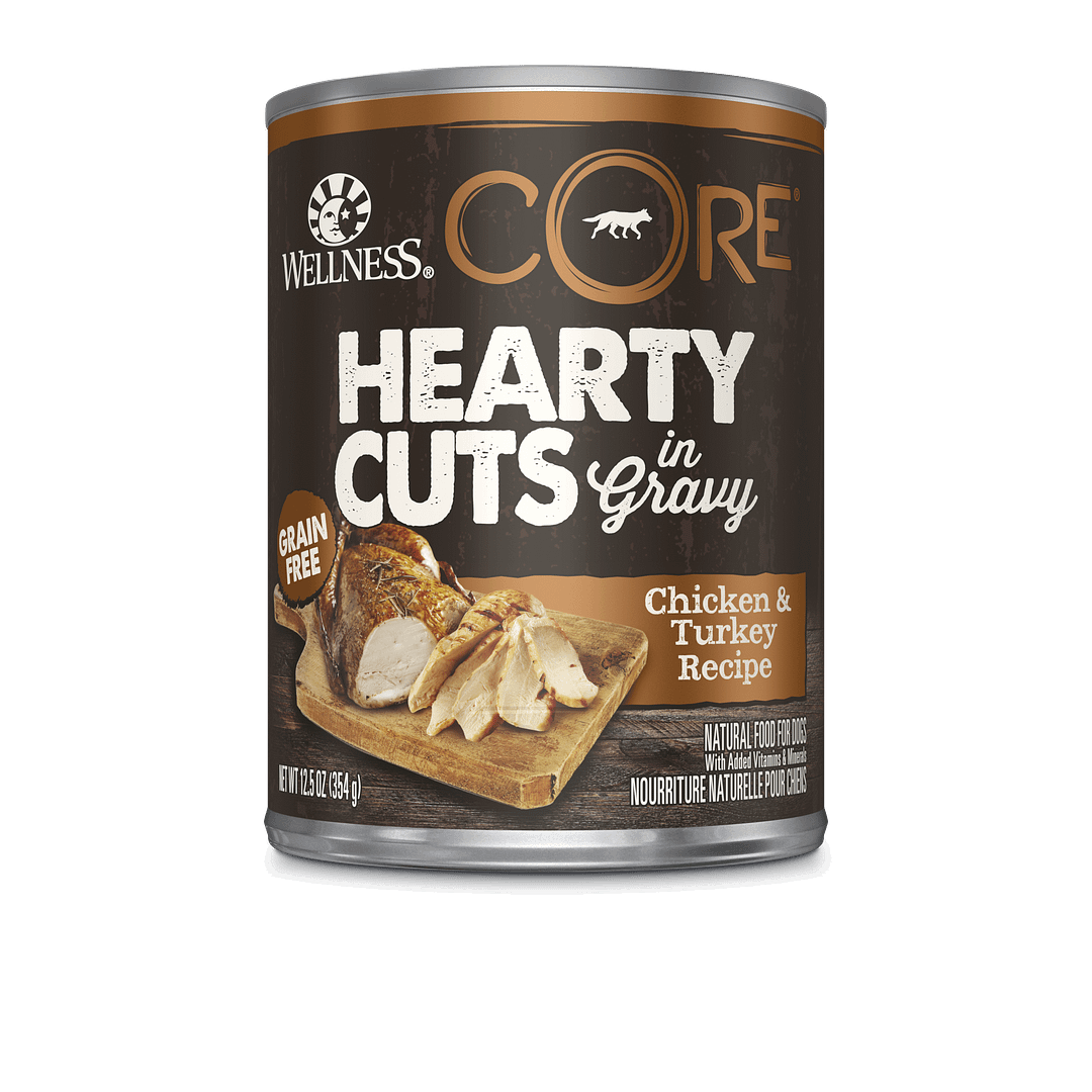 Wellness Core Hearty Cuts for Dog – Chicken & Turkey 12.5oz