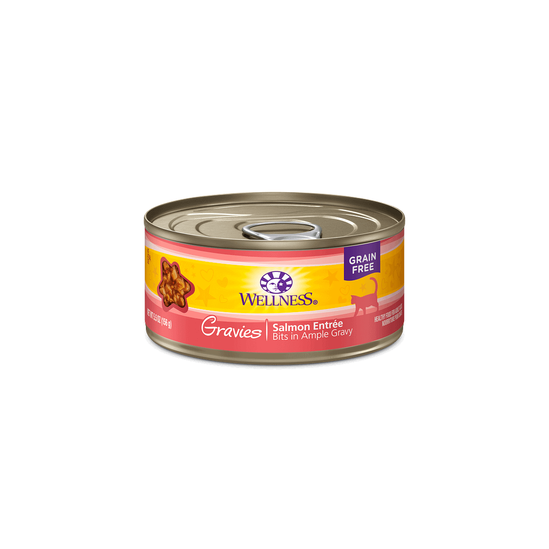 Wellness Gravies: Salmon Entrée Cat Food 3oz