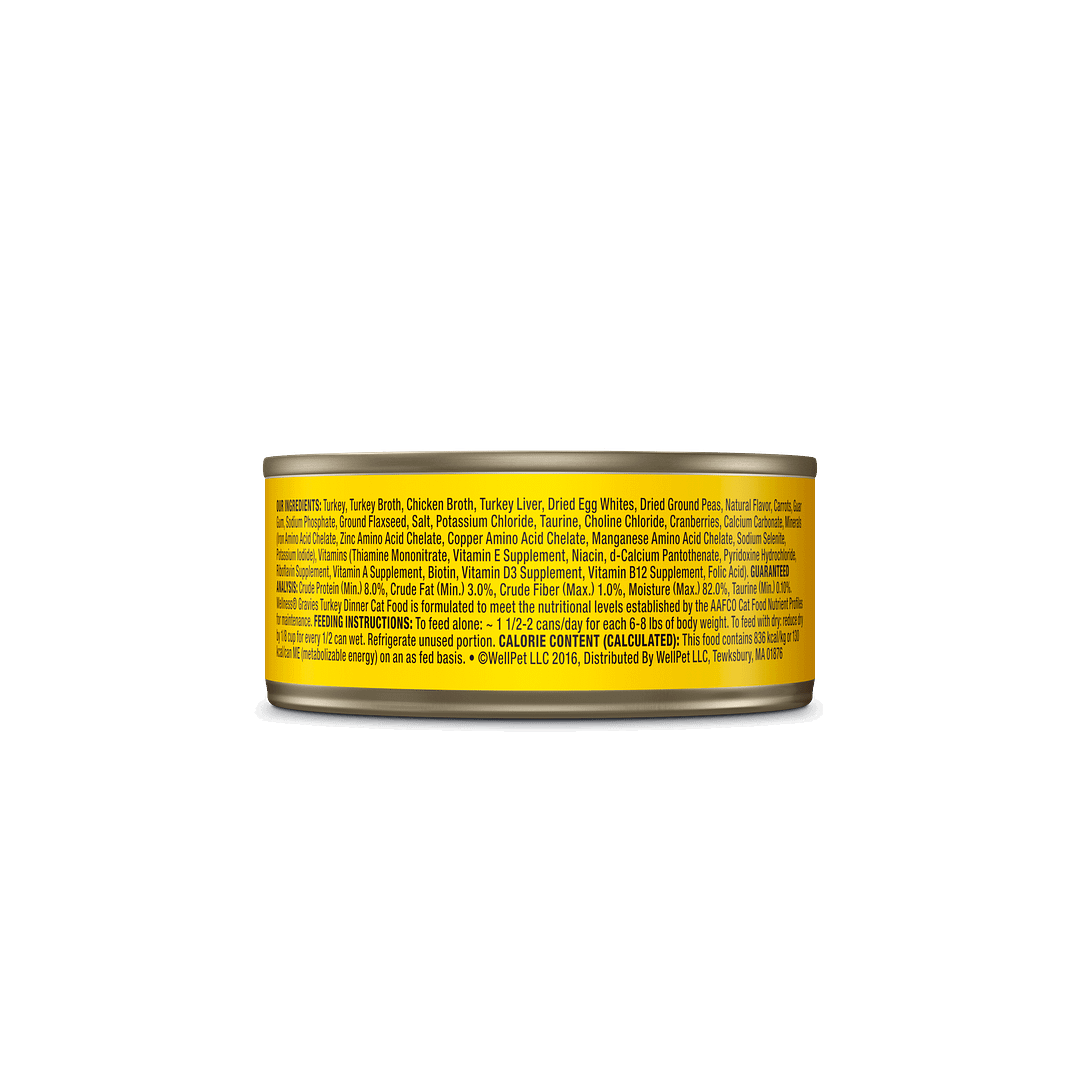 Wellness Gravies: Turkey Dinner Cat Food 3oz