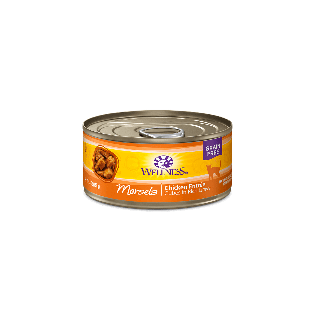 Wellness Morsels Chicken Entrée Cat Food 5.5oz