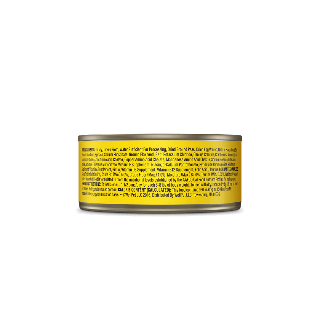 Wellness Complete Health Turkey Dinner Recipe Cat Food 5.5oz