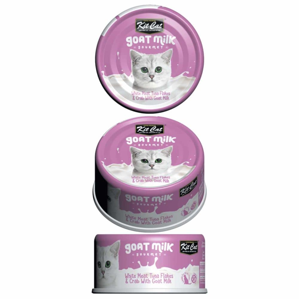 Kit Cat Goat Milk Gourmet Tuna & Crab 70g