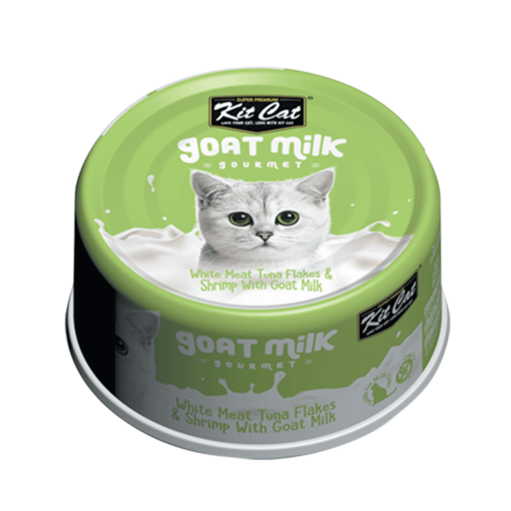 Kit Cat Goat Milk Gourmet Tuna & Shrimp 70g