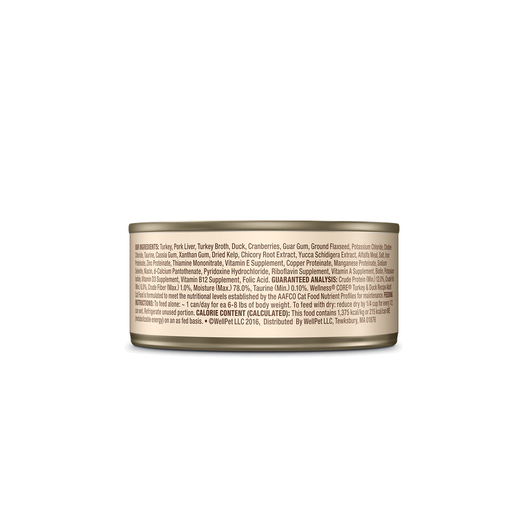Wellness Core Cat Grain Free – Turkey & Duck 5.5oz
